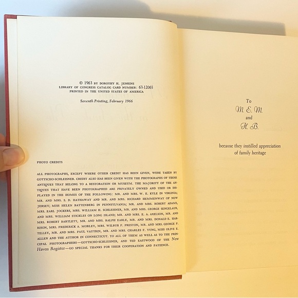 Vintage Red Hardcover Book - Picture 3 of 4